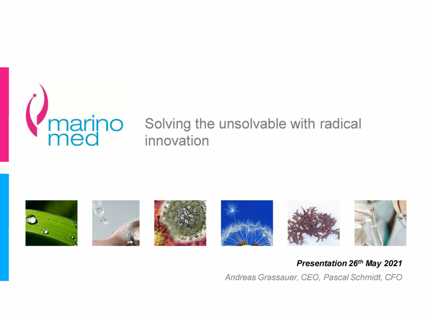 Marinomed - Solving the unsolvable with radical innovation