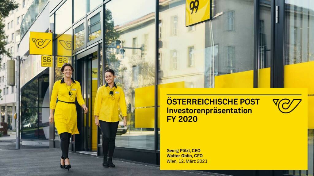 Österreichische Post - Investorenpräsentation FY 2020 (14.06.2021) 