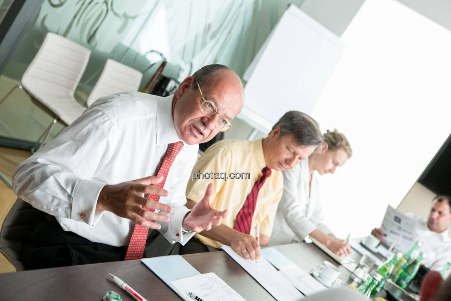 Michael Spiss (RCB), Heinrich Traumüller (Büro des Kapitalmarktbeauftragten, BMF), Andrea Pelinka-Kinz (RCB)