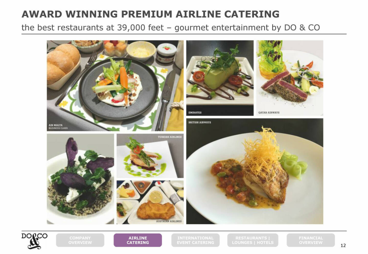 Do&Co - AWARD WINNING PREMIUM AIRLINE CATERING