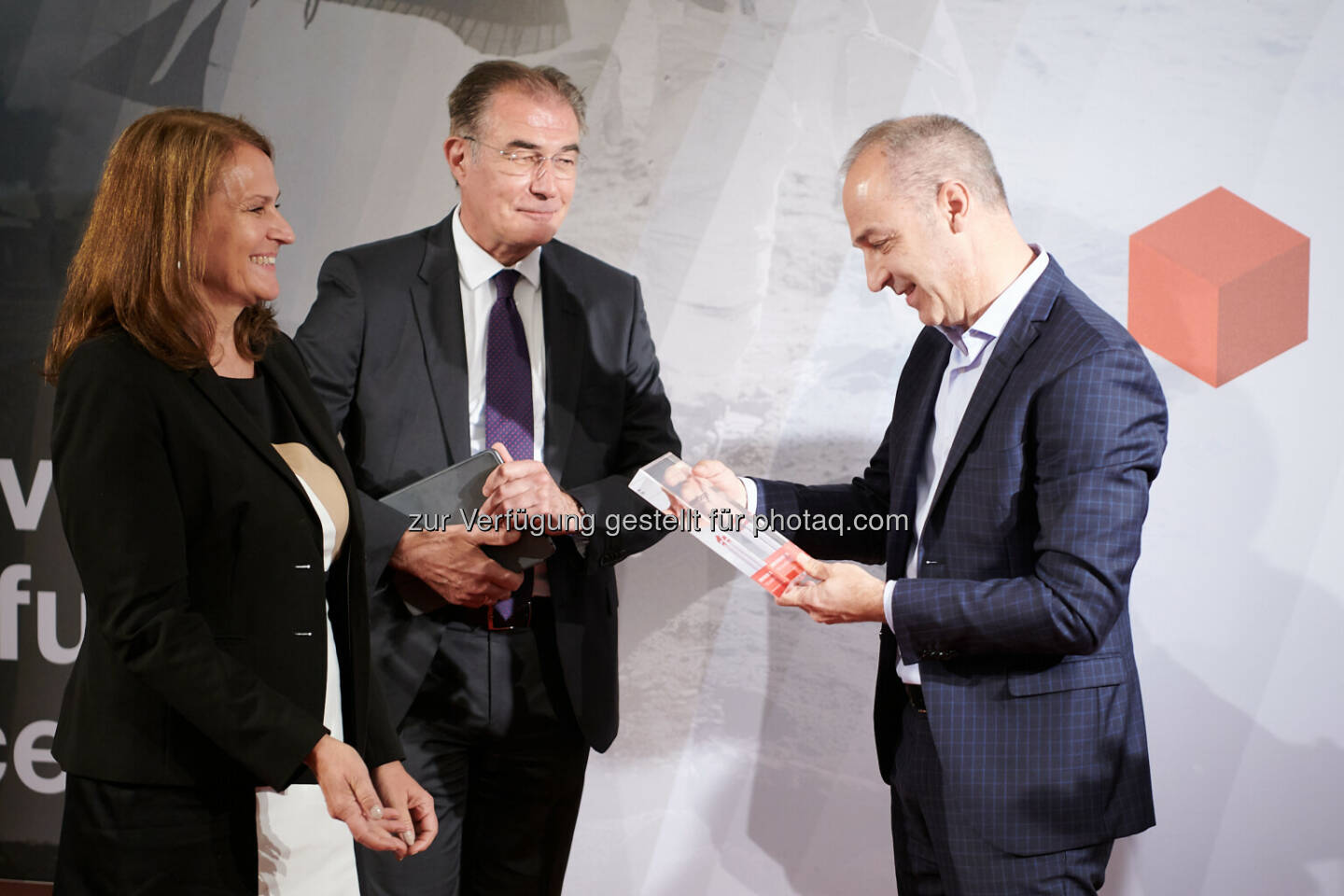 Andrea Herrmann, Fritz Mostböck & Gerhard Hanke (Wienerberger) - Wiener Börse Preis 2021