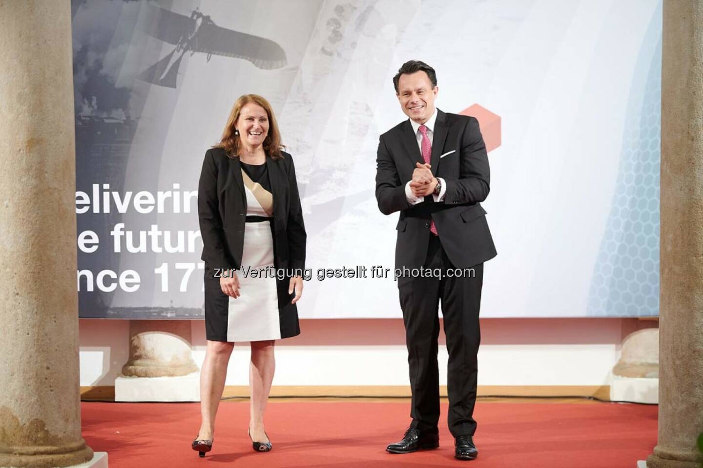 Wiener Börse Vorstand: Andrea Herrmann (CFO) & Christoph Boschan (CEO) - Wiener Börse Preis 2021