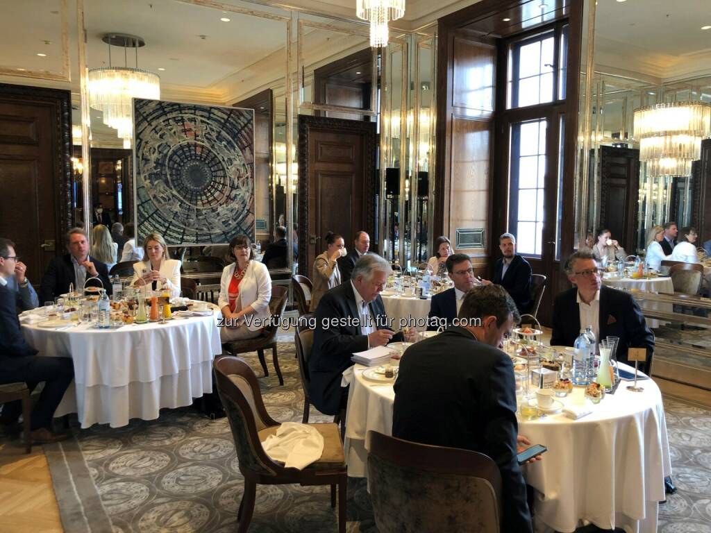 Ca. 30 Teilnehmer beim Investment Breakfast von Wiener Privatbank und Wiener Börse, © Wiener Privatbank (25.06.2021) 