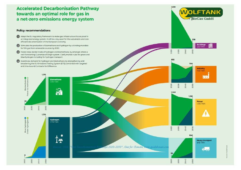 Wolftank - Accelerated Decarbonisation Pathway towards an optimal role for gas in a net-zero emissions energy system (28.06.2021) 