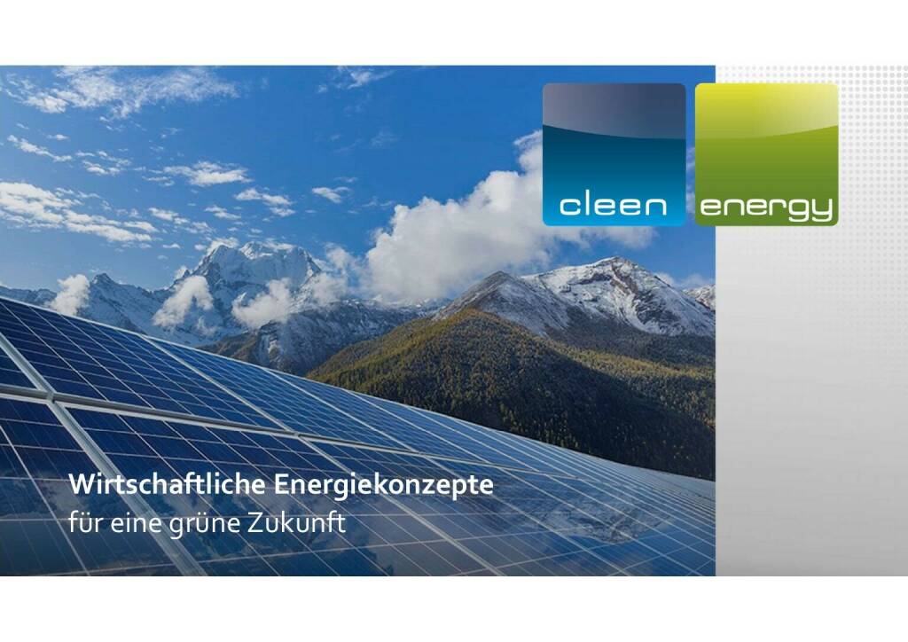 Cleen Energy - Wirtschaftliche Energiekonzepte (29.06.2021) 