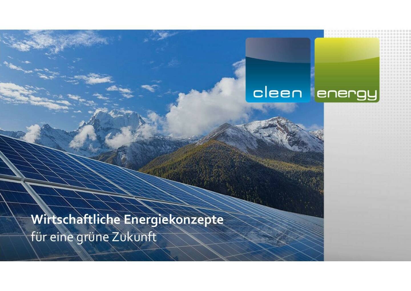 Cleen Energy - Wirtschaftliche Energiekonzepte