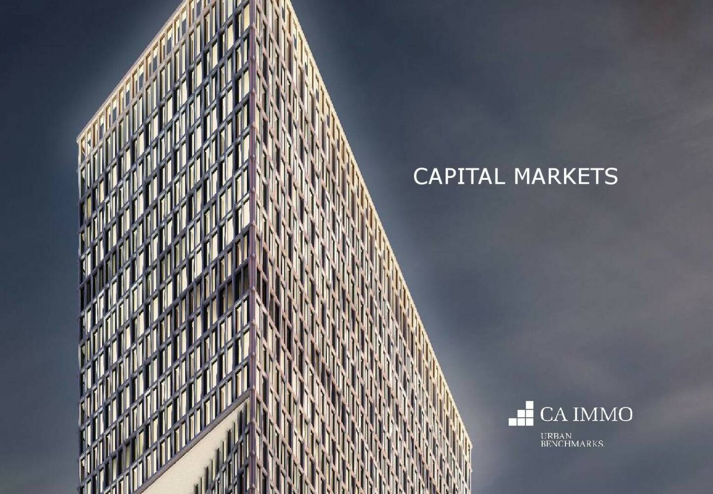 CA Immo - Capital markets