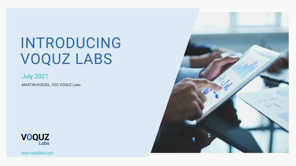 VOQUZ - Introducing VOQUZ Labs (23.07.2021) 