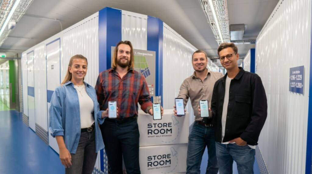 Nach einer mehrmonatigen Testphase geht das niederösterreichische Jungunternehmen STORE ROOM an zwei Wiener Standorten (Wien Nord und City 1030) in Vollbetrieb. im Bild: Nadine Böttger, Wolfgang Szlezak, Andreas Stadler, Credit: STOREROOM (26.08.2021) 