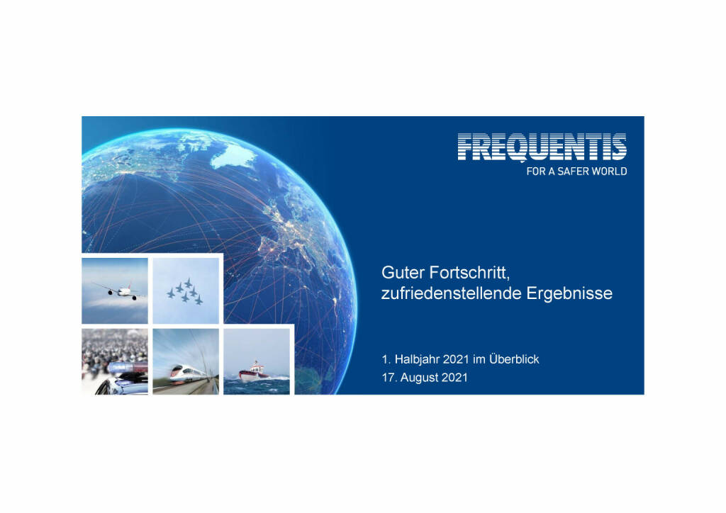 Frequentis - Guter Fortschritt (12.10.2021) 