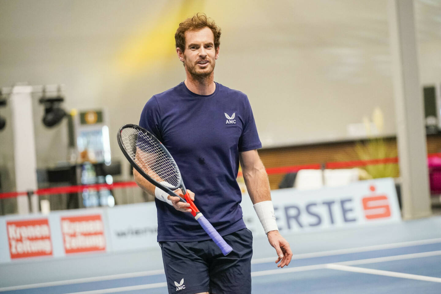 Andy Murray am Trainingscourt in der Wiener Stadthalle (© e-motion/Bildagentur Zolles KG/Christian Hofer)