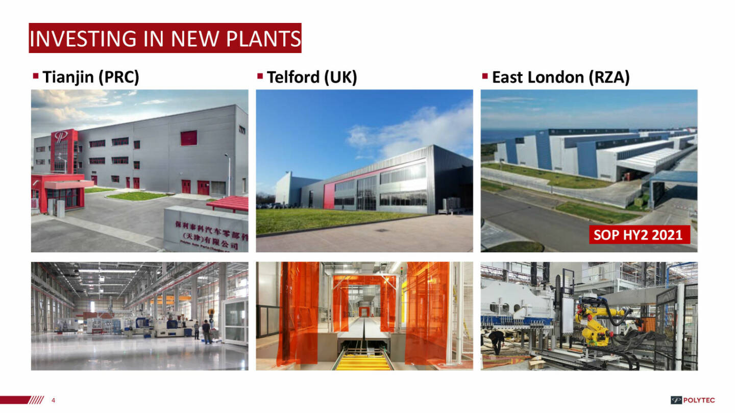 Polytec - Investing in new plants