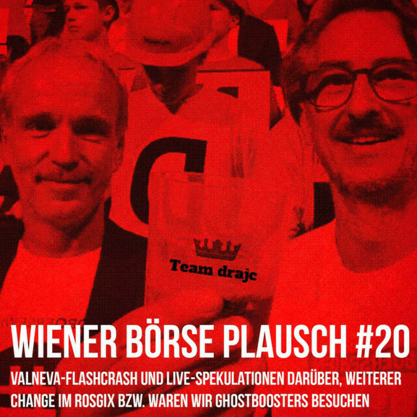 https://open.spotify.com/episode/4K6Xylp7V8PflO5X6OjIDa
Wiener Börse Plausch #20: Valneva-Flashcrash und Live-Spekulationen darüber, weiterer Change im Rosgix bzw. waren wir Gh - Team drajc, das sind die Börse Social Network Eigentümer Christian Drastil und Josef Chladek, quatscht in „Wiener Börse Plausch #20 wieder über das aktuelle Geschehen in Wien. Beide frisch von impftechnischen Ghostboosters gekommen, war vor allem dra heute doch ein wenig haspelisch. Vor allem, weil Valneva mit einem Kurssturz ab 17:10 Uhr das Mini-Script crashte. Die Aktie fiel innerhalb von Minuten von 21,8 Tageshoch bis auf 18 durch, Auflösung dazu haben wir keine, aber wir spekulieren live.   Die November-Folgen vom Wiener Börse Plausch sind präsentiert von der Rosinger Group, die sich mit einem Angebot an Listing-Interessierte UnternehmerInnen richtet und einen Rekord im Rosgix feiern kann. Gregor Rosinger gibt in dieser Folge zudem einen weiteren Indexchance im Rosgix bekannt.  Risikohinweis: Die hier veröffentlichten Gedanken sind weder als Empfehlung noch als ein Angebot oder eine Aufforderung zum An- oder Verkauf von Finanzinstrumenten zu verstehen und sollen auch nicht so verstanden werden. Sie stellen lediglich die persönliche Meinung der Podcastmacher dar. Der Handel mit Finanzprod ukten unterliegt einem Risiko. Sie können Ihr eingesetztes Kapital verlieren.