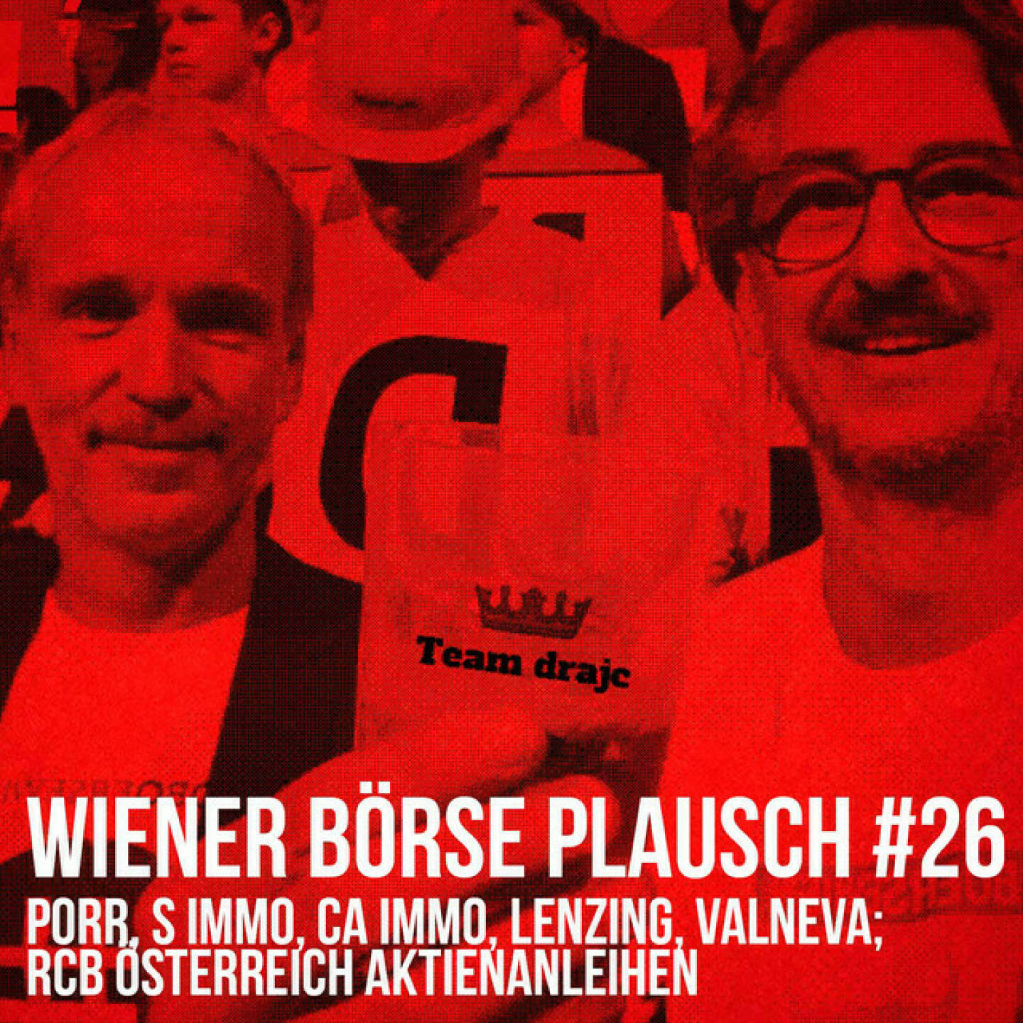 https://open.spotify.com/episode/51pl5GIW1vVFO5yh0DtWux
Wiener Börse Plausch #26: Porr, S Immo, CA Immo, Lenzing, Valneva; RCB Österreich Aktienanleihen - <br>Wiener Börse Plausch #26: Porr, S Immo, CA Immo, Lenzing, Valneva; RCB Österreich Aktienanleihen
<p>Team drajc, das sind die Börse Social Network Eigentümer Christian Drastil und Josef Chladek, quatscht in Wiener Börse Plausch #26 wieder über das aktuelle Geschehen in Wien. Aktienseitig geht es um <strong>Porr</strong>, <strong>S Immo</strong>, <strong>CA Immo</strong>, <strong>Lenzing</strong>, <strong>Valneva</strong>, dazu um <strong>RCB Österreich</strong> Aktienanleihen, einen Stadtpark-Besuch und Adventkalender.</p>
<p>Impfstoffüberblick incl. Valneva auf Handelsblatt today: <a href=https://open.spotify.com/episode/7D3VnTL4odKJ3Skq2JjukL>https://open.spotify.com/episode/7D3VnTL4odKJ3Skq2JjukL</a>
CIRA-Adventkalender: <a href=https://youtu.be/nz0BZ2MyHCw>https://youtu.be/nz0BZ2MyHCw</a>
Lieblingssachen von dra: <a href=https://photaq.com/page/index/3994/>https://photaq.com/page/index/3994/</a></p>
<p><em>Die Dezember-Folgen vom Wiener Börse Plausch sind präsentiert von der <strong>Rosinger Group</strong>, die sich mit einem Angebot an Listing-Interessierte UnternehmerInnen richtet.</em></p>
<p><em><strong>Risikohinweis:</strong> Die hier veröffentlichten Gedanken sind weder als Empfehlung noch als ein Angebot oder eine Aufforderung zum An- oder Verkauf von Finanzinstrumenten zu verstehen und sollen auch nicht so verstanden werden. Sie stellen lediglich die persönliche Meinung der Podcastmacher dar. Der Handel mit Finanzprod ukten unterliegt einem Risiko. Sie können Ihr eingesetztes Kapital verlieren.</em></p>