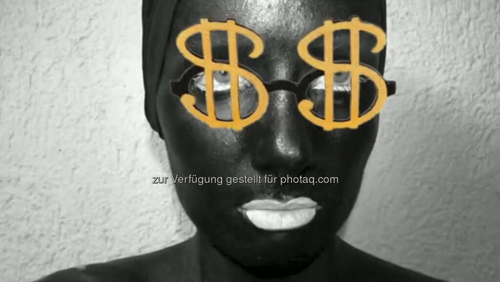 Dollarzeichen in den Augen - ein Still aus https://vimeo.com/68766520 von Julie Böhm (17.08.2013) 