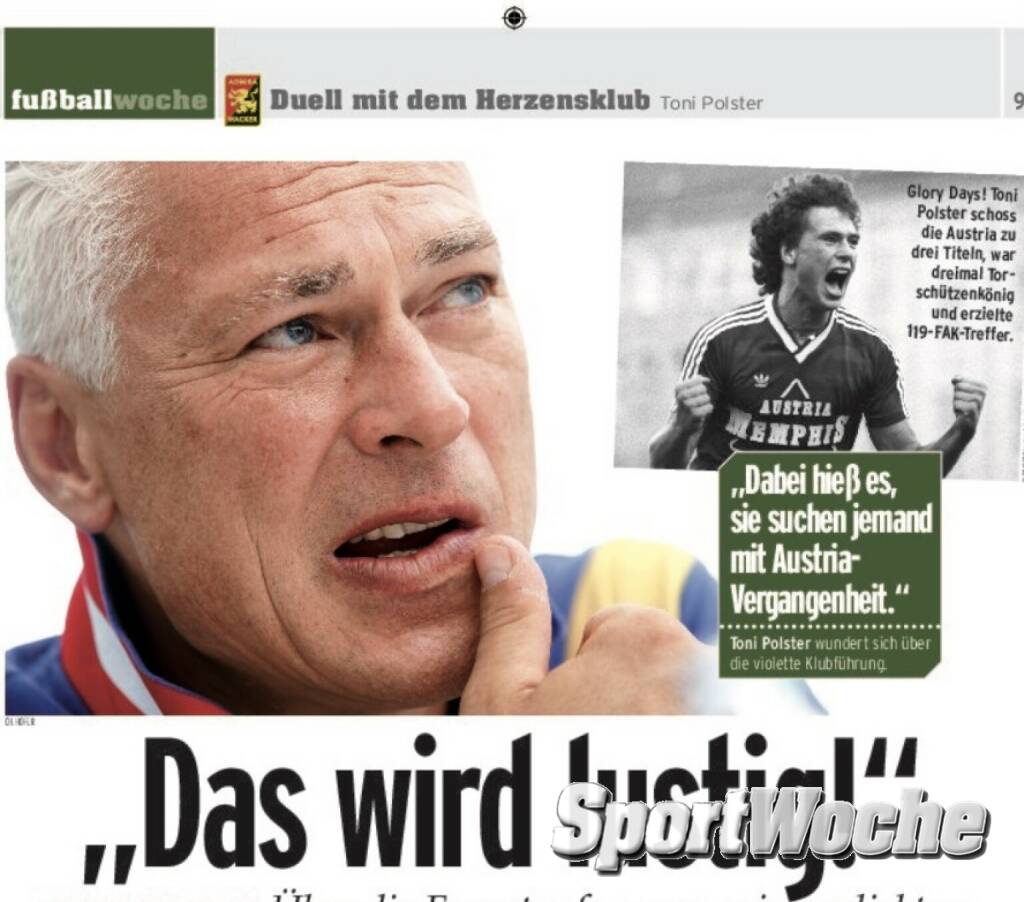 17.11.2021: Heute vor 39 Jahren feierte @doppelpacktoni sein Debüt im @oefb_1904 Team (4:0 gegen die Türkei). Toni brachte es auf 56 Tore in 96 Teamspielen, das bedeutet #goat . @oefb.fan @oefb_1904_fans @fckoeln @fkaustriawien #legende #schmaeh #thekenschlampen , © Bilder aus der SportWoche (08.12.2021) 