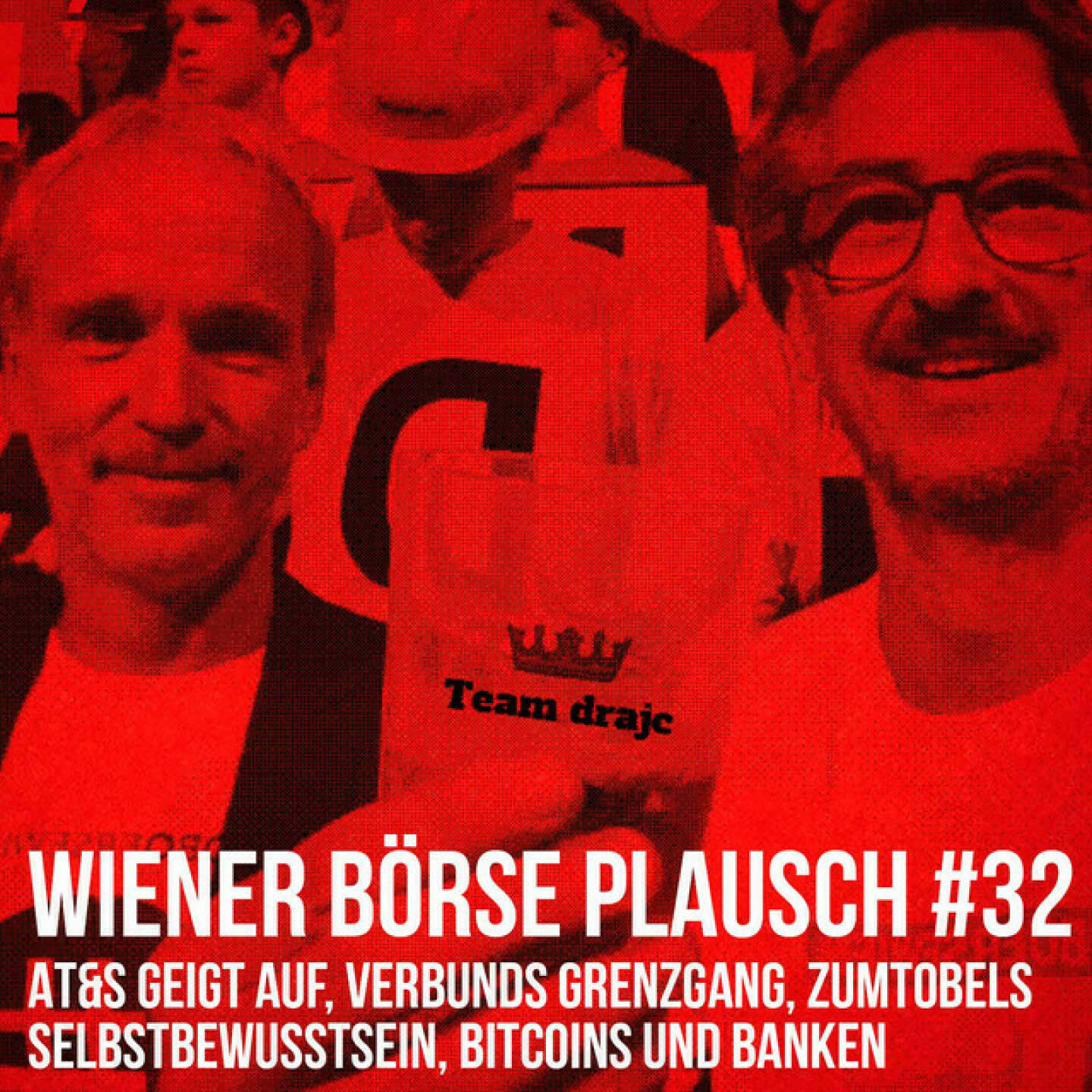 https://open.spotify.com/episode/6Hl8FMHGyz2HfyyJKesozJ
Wiener Börse Plausch #32: AT&S geigt auf, Verbunds Grenzgang, Zumtobels Selbstbewusstsein, Bitcoins und Banken - <br><p>Team drajc, das sind die Börse Social Network Eigentümer Christian Drastil und Josef Chladek, quatscht in Wiener Börse Plausch #32 wieder über das aktuelle Geschehen in Wien. Aktienseitig geht es heute um <strong>Verbund 100</strong>, ein neues <strong>AT&S</strong>-Ziel, <strong>Zumtobels</strong> Selbstbewusstsein, <strong>Bitcoins</strong> und Banken, <strong>Porr</strong>, <strong>Immofinanz</strong> sowie Songs von <strong>Firesys</strong>, <strong>AT&S</strong> und uns selbst.</p>
<p><strong>Erwähnt werden:</strong></p>
<ul>
<li>Treichl vor Schülern: <a href=https://open.spotify.com/episode/1bVpx21Y7DRUqbxtnOx8WU>https://open.spotify.com/episode/1bVpx21Y7DRUqbxtnOx8WU</a></li>
<li>AT&amp;S-Song: <a href=https://boersenradio.at/page/podcast/2498/>https://boersenradio.at/page/podcast/2498/</a></li>
<li>Firesys-Song im CIRA-Adventkalender: <a href=https://www.youtube.com/watch?v=pEpy-EeKbeA_>https://www.youtube.com/watch?v=pEpy-EeKbeA_</a></li>
</ul>
<p><em>Die Dezember-Folgen vom Wiener Börse Plausch sind präsentiert von der <strong>Rosinger Group</strong>, die sich mit einem Angebot an Listing-Interessierte UnternehmerInnen richtet und einen Rekord im Rosgix feiern kann.</em></p>
<p><em><strong>Risikohinweis</strong>: Die hier veröffentlichten Gedanken sind weder als Empfehlung noch als ein Angebot oder eine Aufforderung zum An- oder Verkauf von Finanzinstrumenten zu verstehen und sollen auch nicht so verstanden werden. Sie stellen lediglich die persönliche Meinung der Podcastmacher dar. Der Handel mit Finanzprod ukten unterliegt einem Risiko. Sie können Ihr eingesetztes Kapital verlieren.</em></p>