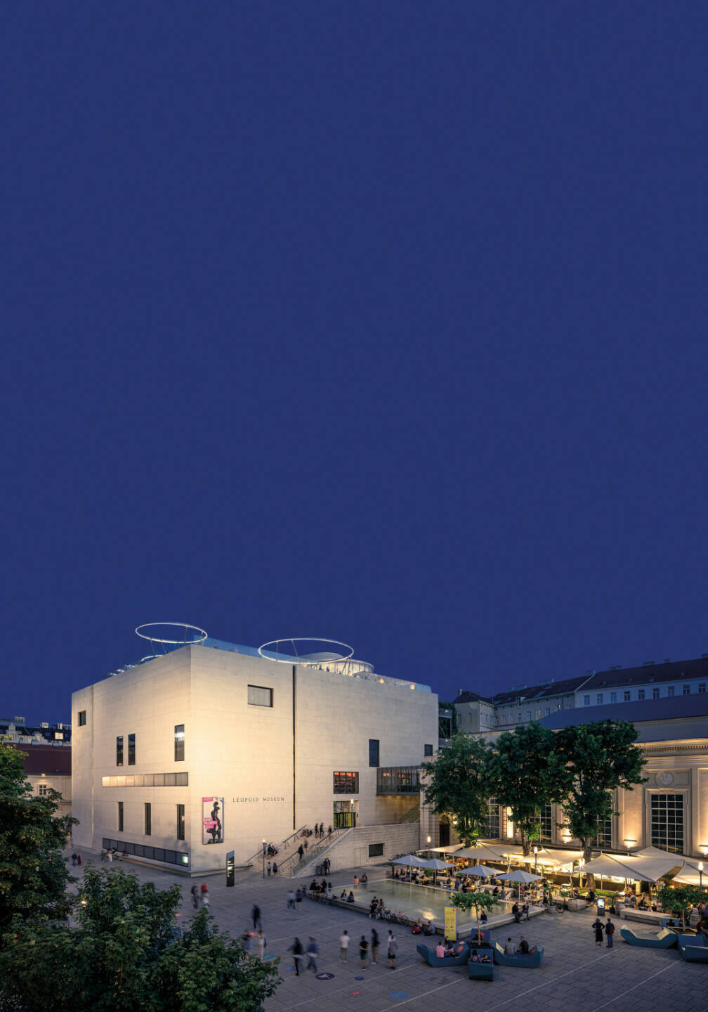 PORR NIGHT: Ab 6. Jänner 2022 ist der Eintritt in das Leopold Museum jeweils am ersten Donnerstag im Monat von 18 bis 21 Uhr kostenlos. Als Kunstförderin mit besonderem Bezug zur Wiener Moderne bietet die Baugesellschaft PORR künftig allen Besucher*innen des LEOPOLD MUSEUM im Rahmen der PORR NIGHT dieses kostenfreie Kunsterlebnis. Credit: Leopold Museum