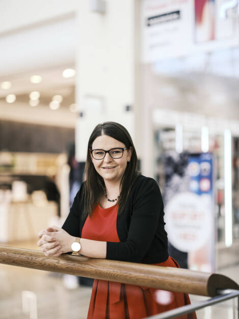 Unibail-Rodamco-Westfield: Julia Gattringer, neue Center Managerin des Westfield Donau Zentrums; Fotocredit: Dragan Dok (24.01.2022) 