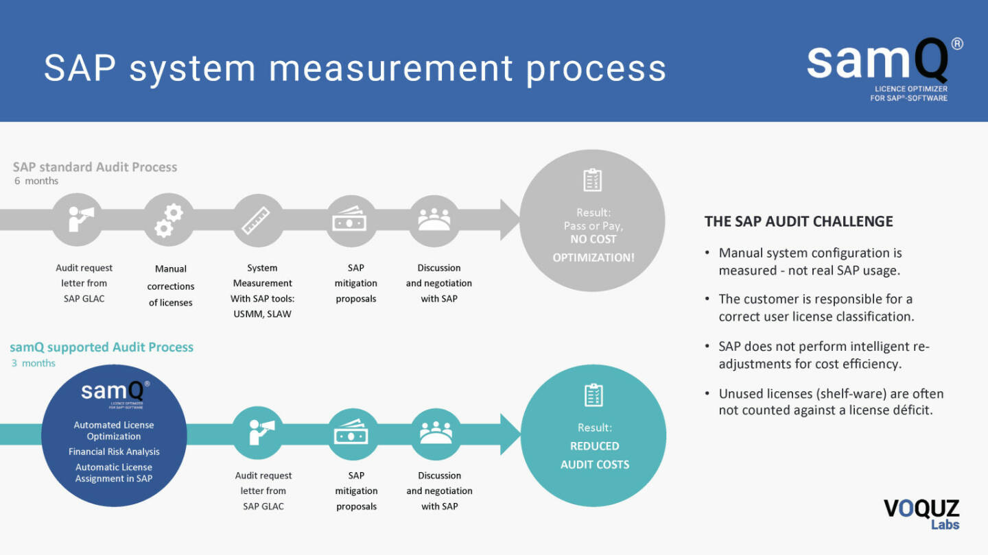 Voquz Labs - SAP system measurement process