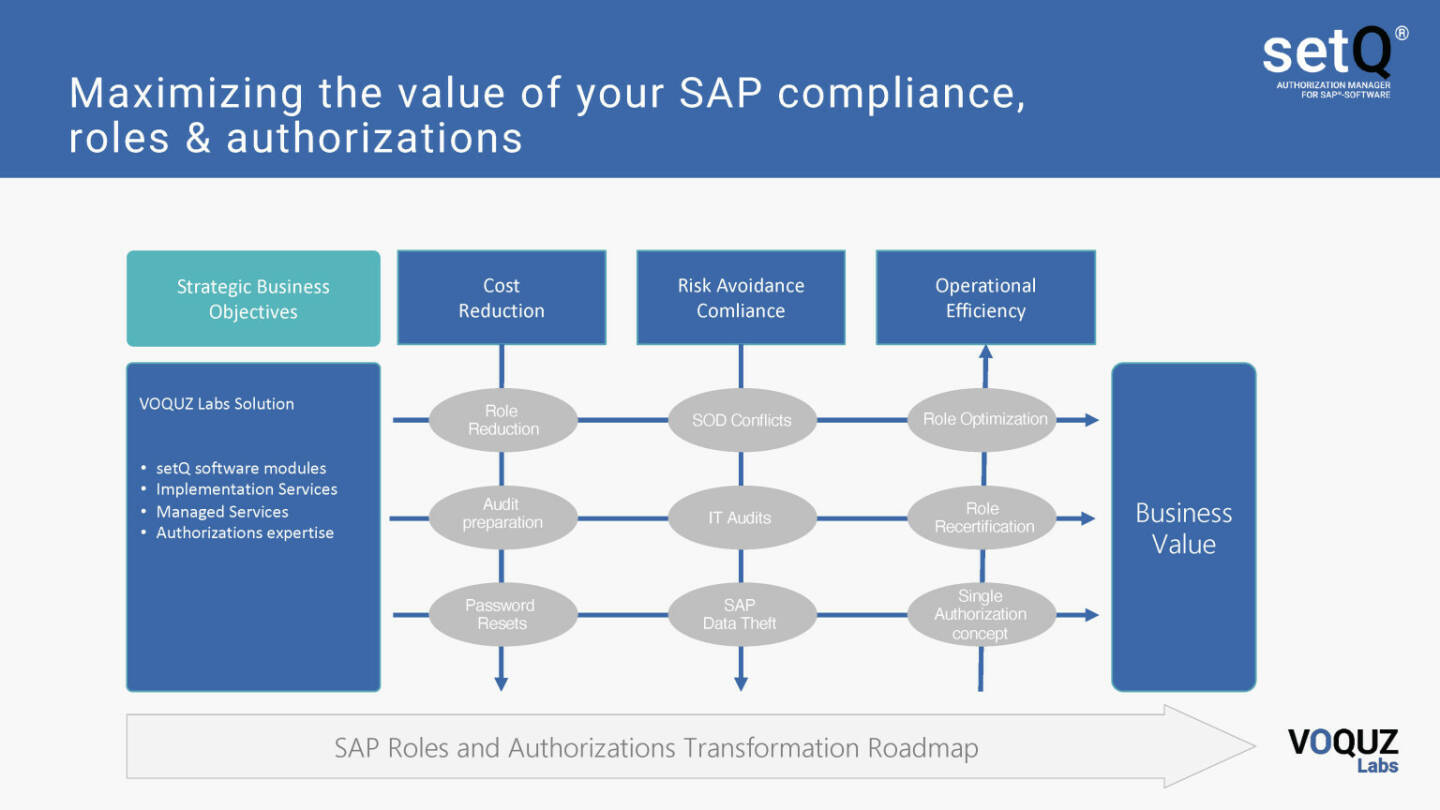 Voquz Labs - Maximizing the value of your SAP compliance