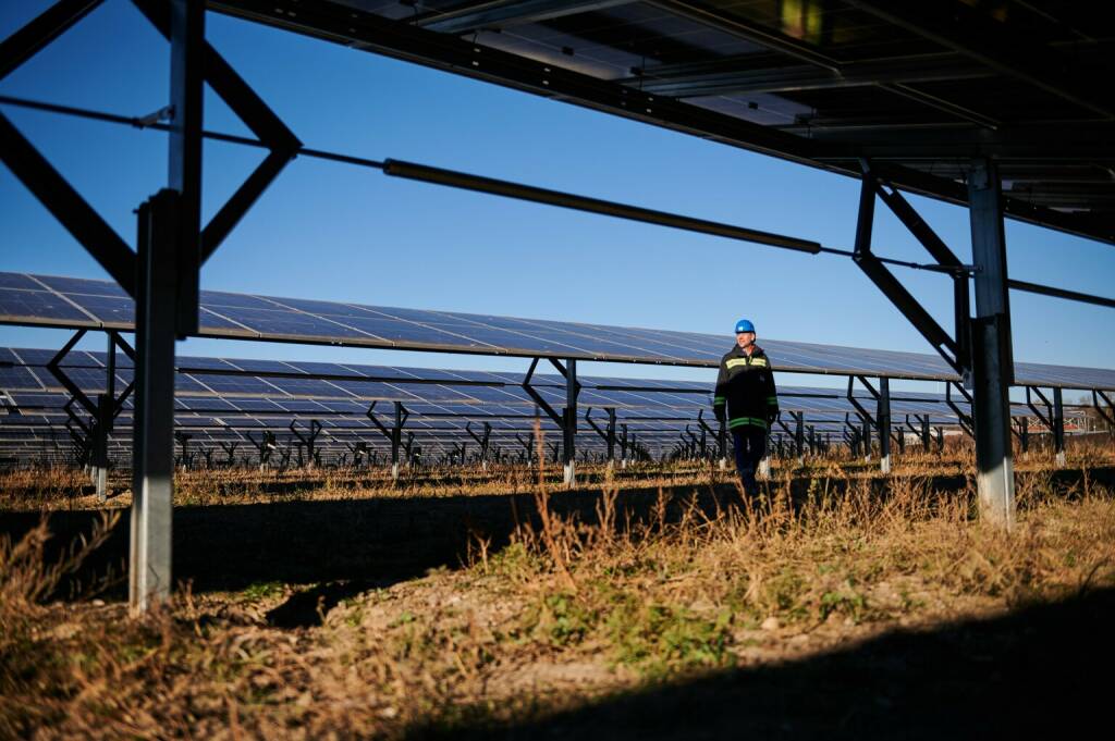 OMV nimmt nachgeführte Flächen-Photovoltaikanlage in der Lobau in Betrieb © OMV, © Aussender (21.02.2022) 