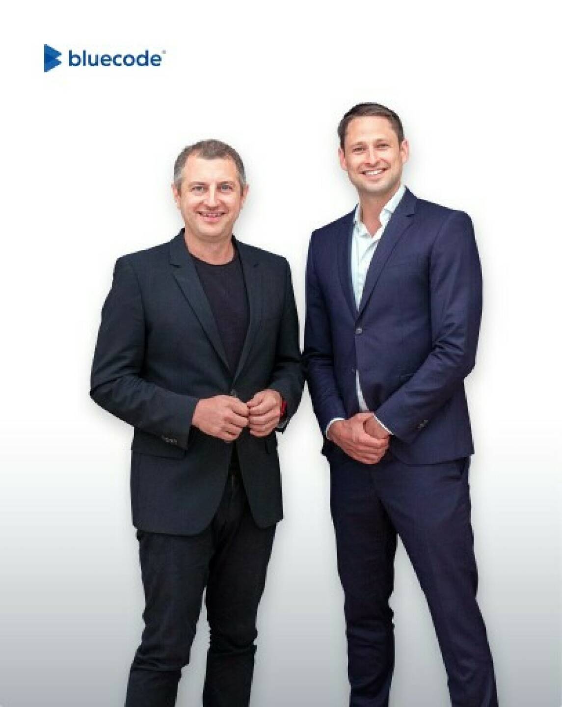 Ex-TWINT-Vizechef Anton Stadelmann (re.) wird CEO von Bluecode. (c) Blue Code International AG, Credit: Blue Code International AG