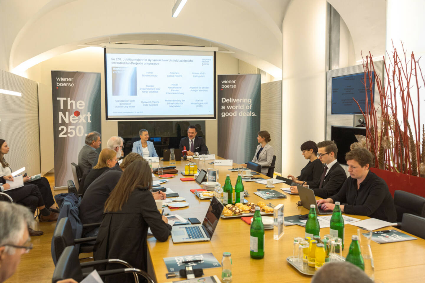 Pressekonferenz Wiener Börse, Mai 2022; Foto: Alex Felten, Wiener Börse