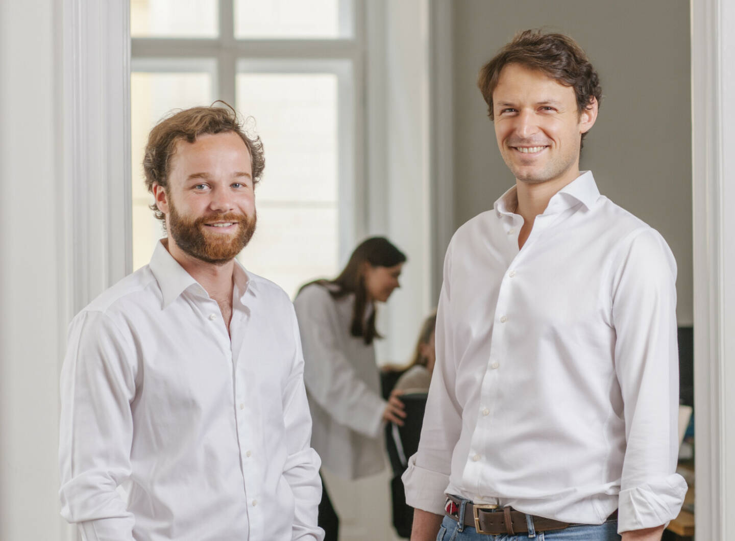 Österreichisches Investment-Start-up Froots sichert sich Kapitalerhöhung in Millionenhöhe;  Personen:David Mayer-Heinisch und Dirk van Wassenae; Credit: Froots