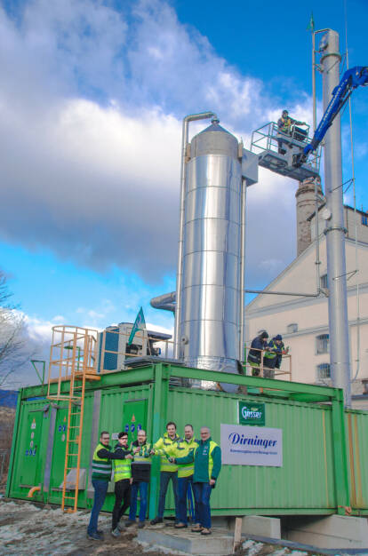 Brau Union Österreich AG: Die neue Biogasaufreinigungsanlage in der Brauerei Göss bereitet das aus Biertreber hergestellte Biogas auf, sodass es die Qualität von Erdgas erreicht und sogar in das öffentliche Gasnetz eingespeist werden kann. Credit: Brau Union, © Aussender (03.06.2022) 