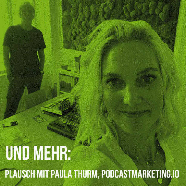 https://open.spotify.com/episode/3NXdzgk3xdZy8zTioDTpB6
Und mehr: Plausch mit Paula Thurm, podcastmarketing.io - <p>Paula Thurm, podcastmarketing.io, hat bisher rund 160 Folgen Ihres „Podcast Marketing Club“-Podcasts (zB Spotify: <a href=https://open.spotify.com/show/4P9gs4IJSzKHQ9kc1SXQoC rel=nofollow>https://open.spotify.com/show/4P9gs4IJSzKHQ9kc1SXQoC</a>? ) veröffentlicht, Start war vor mehr als 2 Jahren. Ich habe mich für Podcast-Wissen interessiert, sie gefunden und alle Folgen mit Tempo 1,2(fach) in 2 Monaten nachgehört, dann in den jüngsten Folgen erfahren, dass Paula nach Wien gezogen ist. Daher: Treffen. Haben wir vor wenigen Tagen bei mir im Studio gemacht und über das Podcasten an sich und Corporate Podcasts im Speziellen gesprochen. Mit vielen Trends und Tipps für Unternehmen von der Expertin. Und meine Pläne im Podcastgeschäft spoilere ich ebenfalls an.</p> (19.06.2022) 