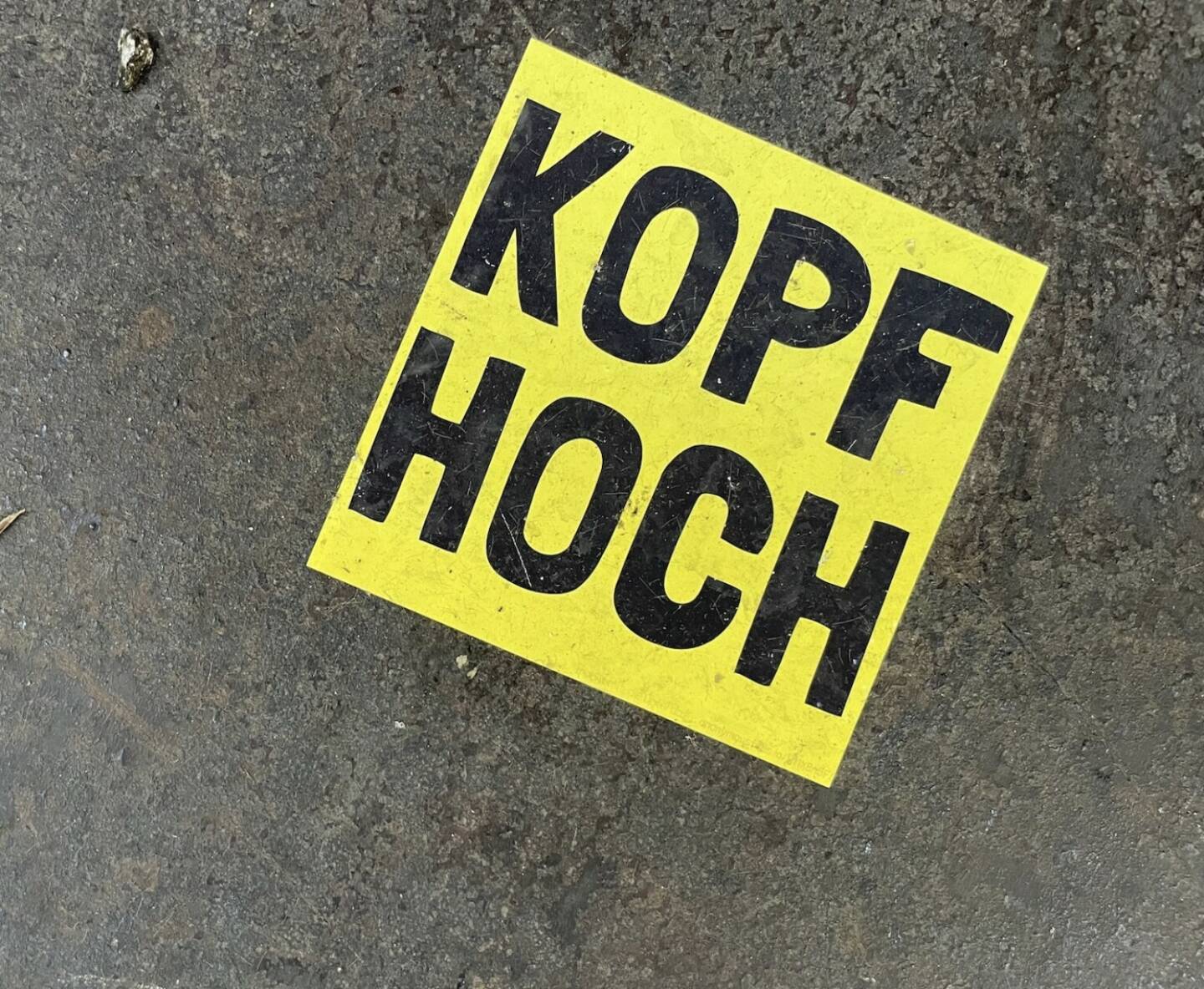 Kopf Hoch Crash