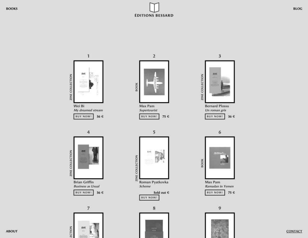 Das Buch kann auf http://www.editionsbessard.com bestellt werden (26.08.2013)