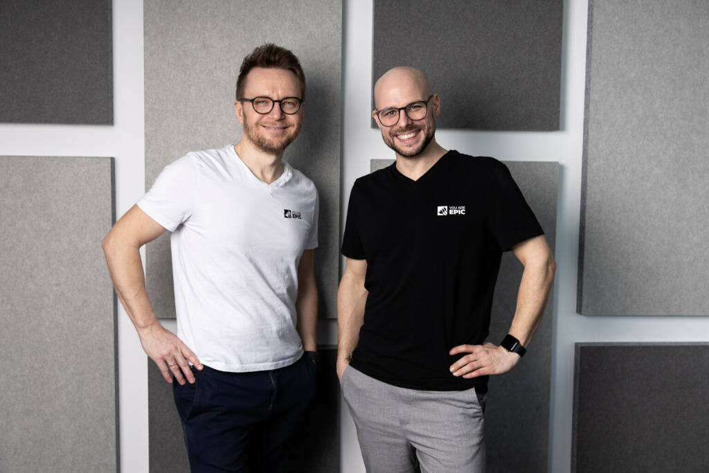 YOU ARE EPIC’s Werbeplattform bündelt Kräfte mit dem Social Start-Up ‚impactory‘. Die beiden Start-Ups sehen die gemeinsame Vision wachsen: die Welt ein Stück weit besser zu machen; im Bild: Leopold Machacek und Georg Hertner, EBCONT, Credit: EBCONT (12.07.2022) 