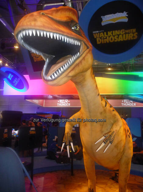 Dinosaurier gamescom, © Roland Meier (27.08.2013) 