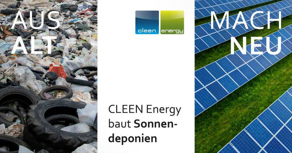 Cleen Energy AG erhält Auftrag zum Bau von Sonnendeponien in Deutschland, Credit: Cleen Energy, © Aussendung (08.08.2022) 