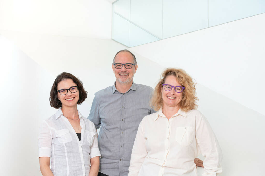 VERDINO GmbH baut Führung aus: Nicole Scheiber wird Partner, Nicole Scheiber, Martin Verdino und Béatrice Verdino, Fotocredit:© VERDINO | Philipp Zach (16.09.2022) 