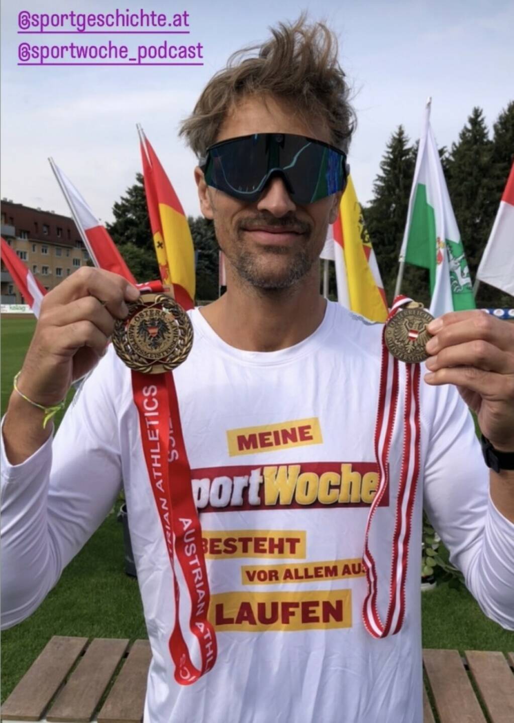 Michael Gstöttner SportWoche Gold und Bronze