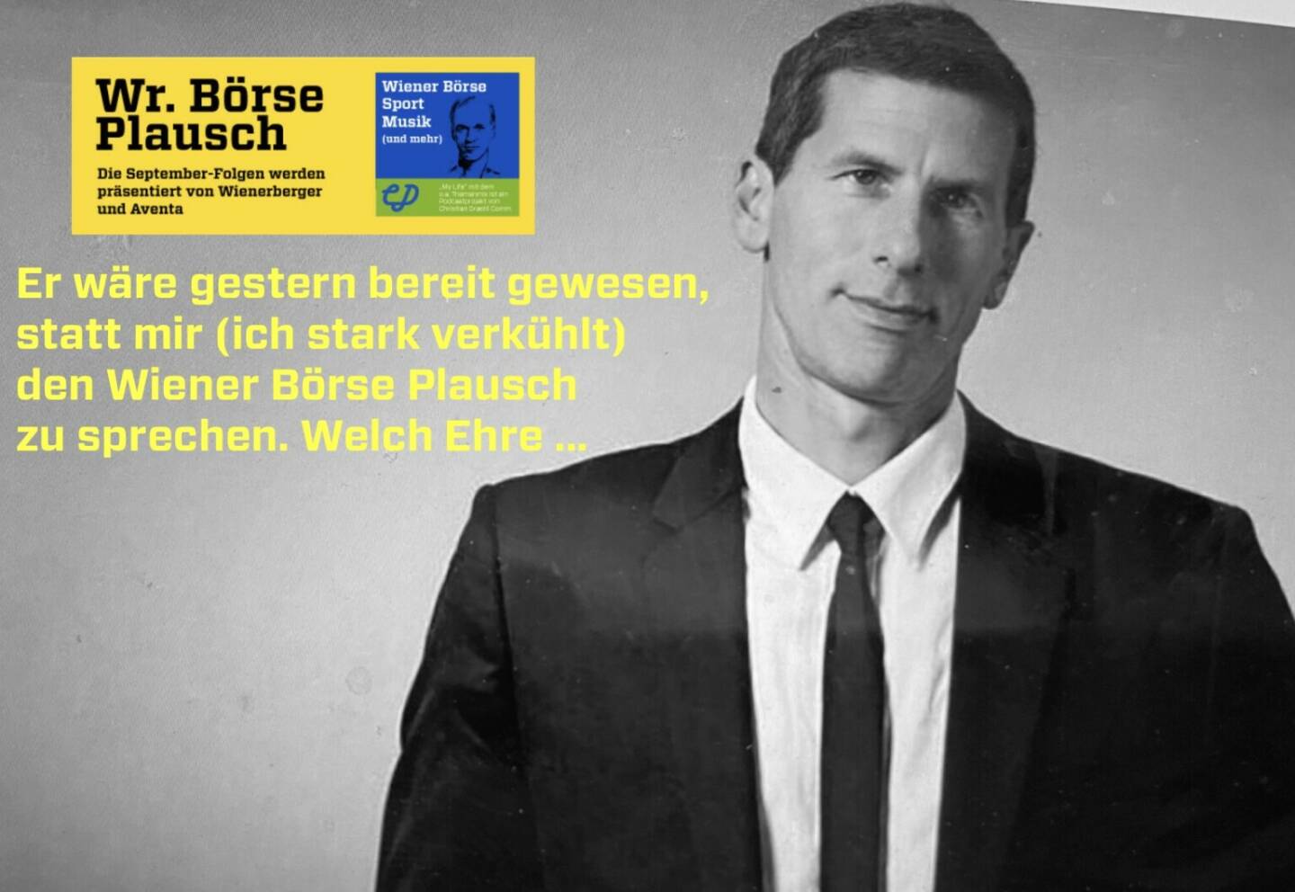 Holger Zschäpitz wäre gestern bereit gewesen, statt mir (ich stark verkühlt) den Wiener Börse Plausch zu sprechen. Er war ihn Wien. Welch Ehre.  Dies und mehr in Folge S3/13 der Wiener Börse Pläusche im Rahmen von http://www.christian-drastil.com/podcast . 