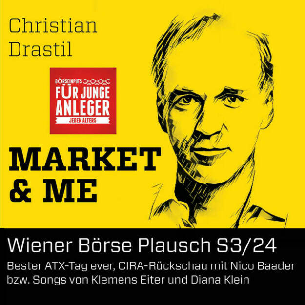 https://open.spotify.com/episode/7u1xs86tCwk9hRrMKHp6PF
Wiener Börse Plausch S3/24: Bester ATX-Tag ever, CIRA-Rückschau mit Nico Baader bzw. Songs von Klemens Eiter und Diana Klein - Die Wiener Börse Pläusche sind ein Podcastprojekt von Christian Drastil Comm. Unter dem Motto „Market &amp; Me“ berichtet Christian Drastil über das Tagesgeschehen an der Wiener Börse. In Folge S3/24 geht es um den stärksten Tag, den der ATX je gesehen hat. Dies heute vor 14 Jahren als Gegenreaktion auf den Lehman-Crash, einige extreme Beispiele nenne ich im Podcast. Und dann gibt es gemeinsam mit Nico Baader den grossen Rückblick auf die CIRA-Jahreskonferenz gestern, hierzu hab ich auch Songs, denn sowohl Porr-Vorstand Klemens Eiter als auch Ex-Strabag-Sprecherin Diana Neumüller-Klein wurden von der Kapitalmarktband &#34;Hauptsoch Gsund&#34; auf die Bühne geholt. Schön finde ich, dass Diana in diesem Podcast hier &#34;entdeckt&#34; wurde, ich habe diese Geschichte gestern oft gehört und mich jedesmal gefreut. News gibt es zu Agrana, Research zu AT&amp;S, voestalpine, voestalpine, RHI und Bawag. <br/>Diana im Börsepeople-Podcast am Ende der Folge als Sängerin: http://www.boersenradio.at/people .<br/>Die 2022er-Folgen vom Wiener Börse Plausch sind präsentiert von Wienerberger, CEO Heimo Scheuch hat sich im Q4 ebenfalls unter die Podcaster gemischt: https://open.spotify.com/show/5D4Gz8bpAYNAI6tg7H695E . Co-Presenter im September ist die VAS AG https://www.vas.co.at , da werden wir im Monatsverlauf einiges bringen.<br/>Der Theme-Song, der eigentlich schon aus dem Jänner stammt und spontan von der Rosinger Group supportet wurde: Sound &amp; Lyrics unter http://www.boersenradio.at/page/podcast/2734 .<br/>Risikohinweis: Die hier veröffentlichten Gedanken sind weder als Empfehlung noch als ein Angebot oder eine Aufforderung zum An- oder Verkauf von Finanzinstrumenten zu verstehen und sollen auch nicht so verstanden werden. Sie stellen lediglich die persönliche Meinung der Podcastmacher dar. Der Handel mit Finanzprodukt en unterliegt einem Risiko. Sie können Ihr eingesetztes Kapital verlieren. Und: Bewertungen bei Apple (oder auch Spotify) machen mir Freude: https://podcasts.apple.com/at/podc ast/christian-drastil-wiener-börse-sport-musik-und-mehr-my-life/id1484919130. (13.10.2022) 