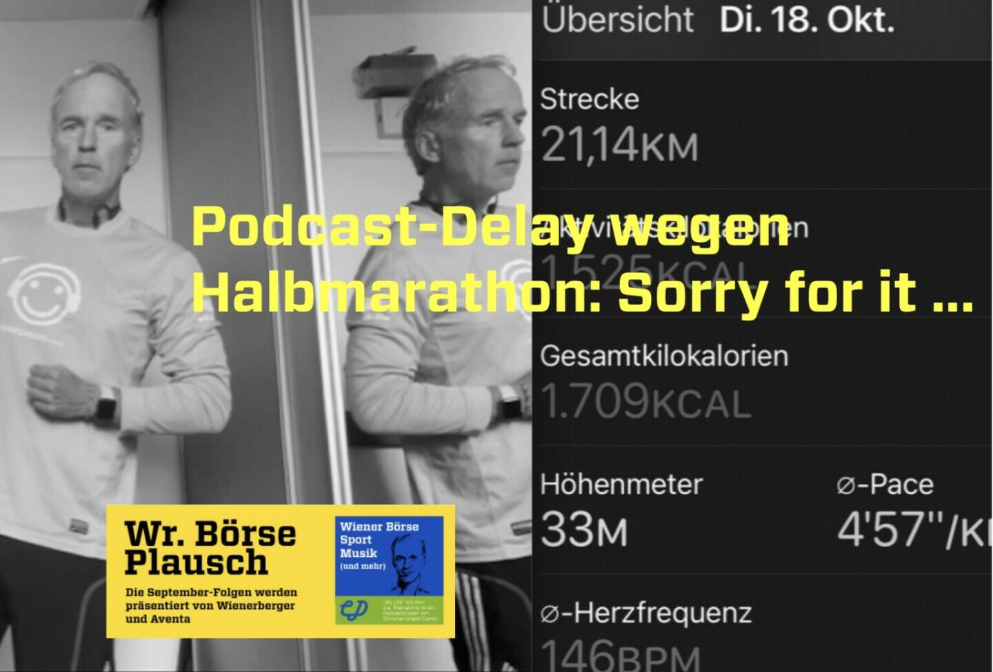 Podcast-Delay wegen Halbmarathon: Sorry for it ... Dies und mehr in Folge S3/27 der Wiener Börse Pläusche im Rahmen von http://www.christian-drastil.com/podcast . 