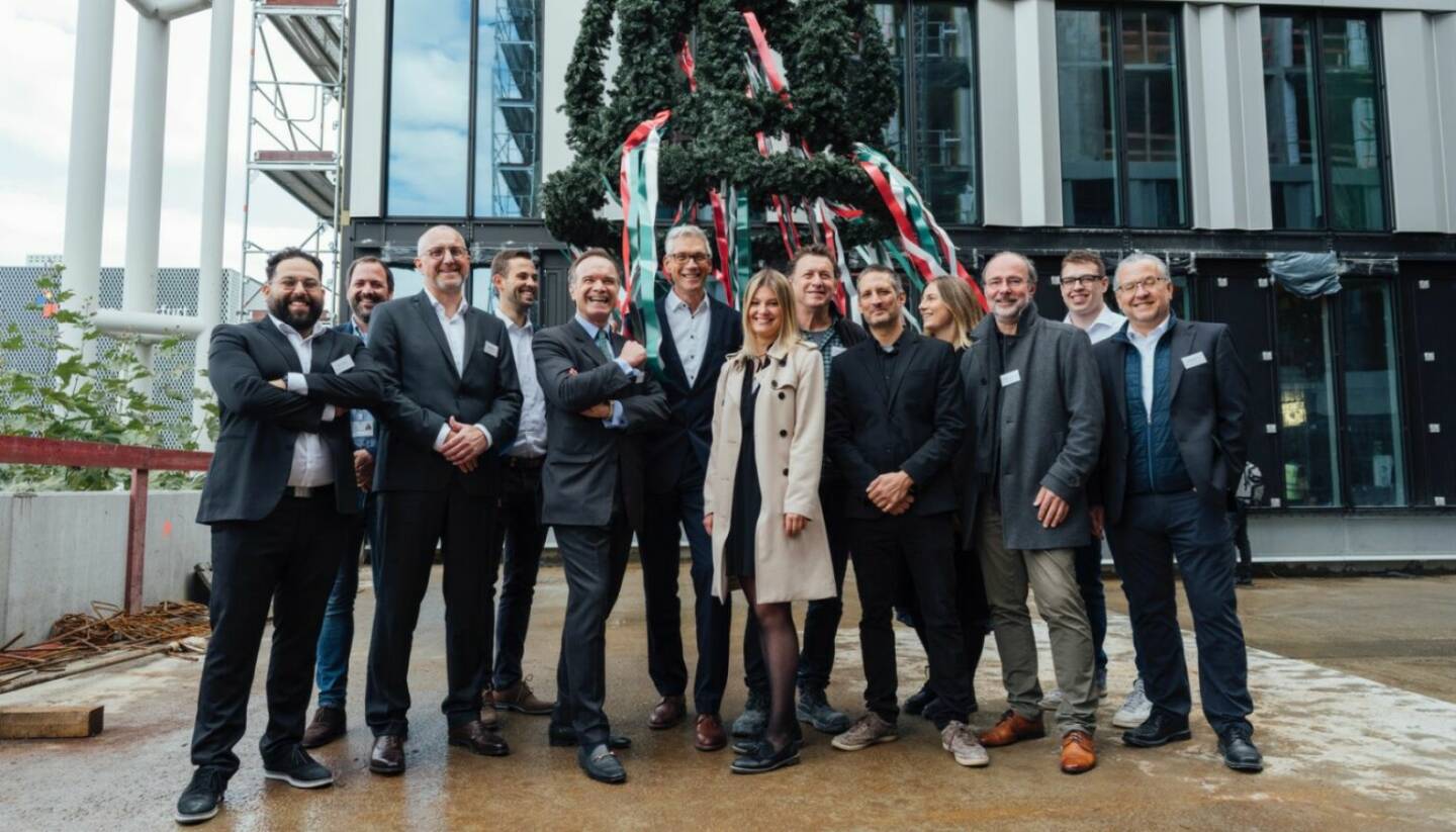 UBM und Paulus feiern Richtfest für Timber Pioneer, Fotoquelle: UBM/LinkedIn