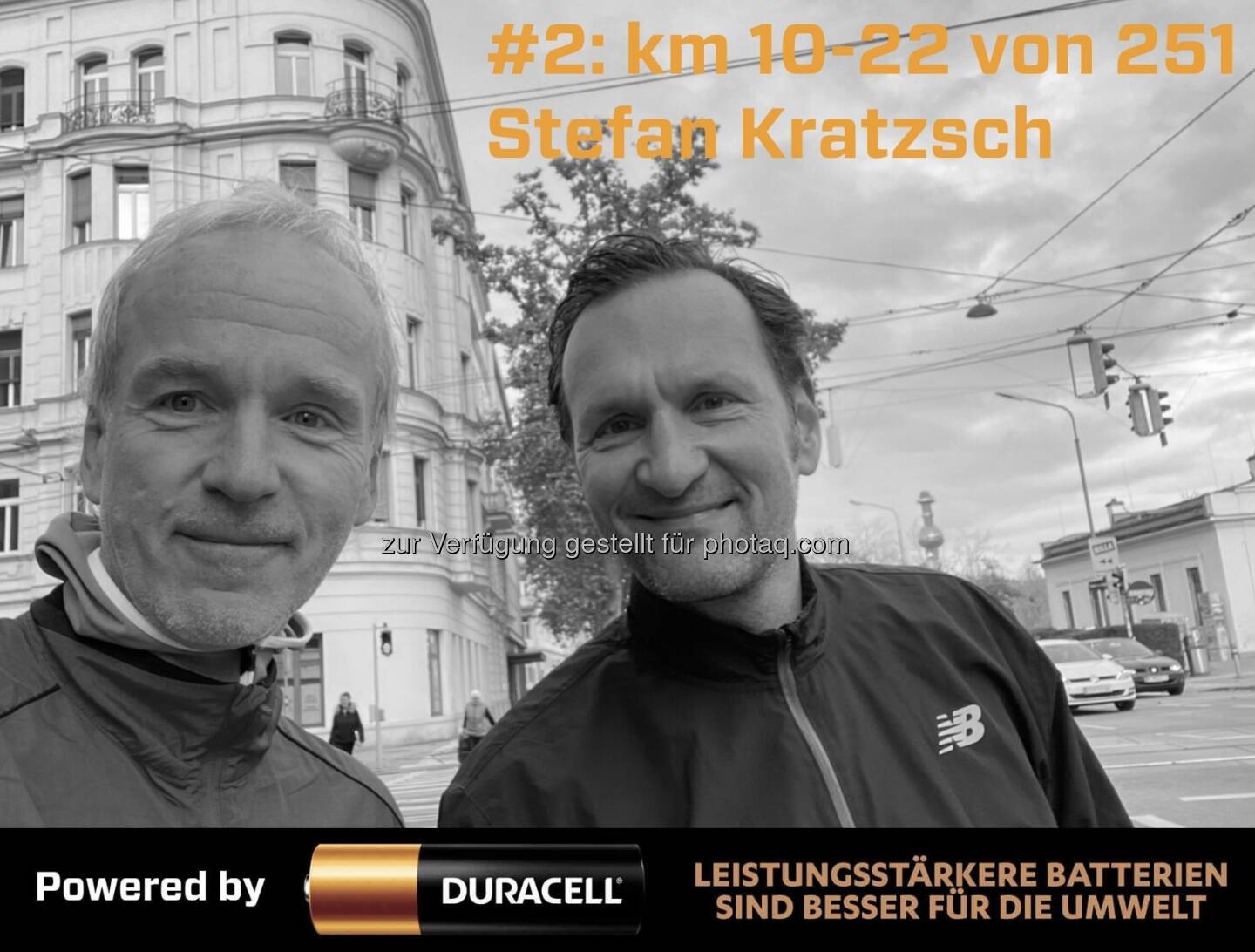 Plauderlauf mit Stefan Kratzsch im Rahmen des Duracell-Race zum 251er der Wiener Börse (Christian Drastil via Runplugged Runkit)