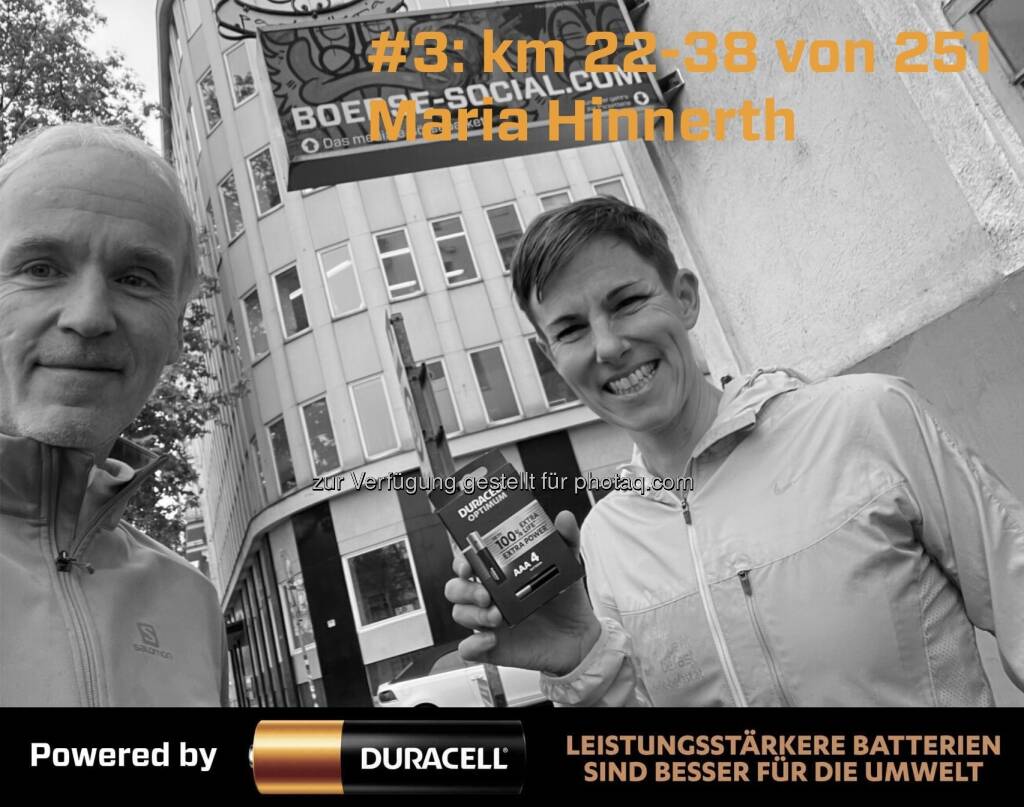 Plauderlauf mit Maria Hinnerth im Rahmen des Duracell-Race zum 251er der Wiener Börse (06.11.2022) 
