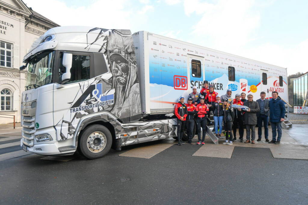 DB Schenker in Österreich: ÖSV und DB Schenker touren im neuen nordischen Truck zu allen europäischen Weltcupstationen, Fotocredit:Erich Spiess, © Aussendung (15.11.2022) 