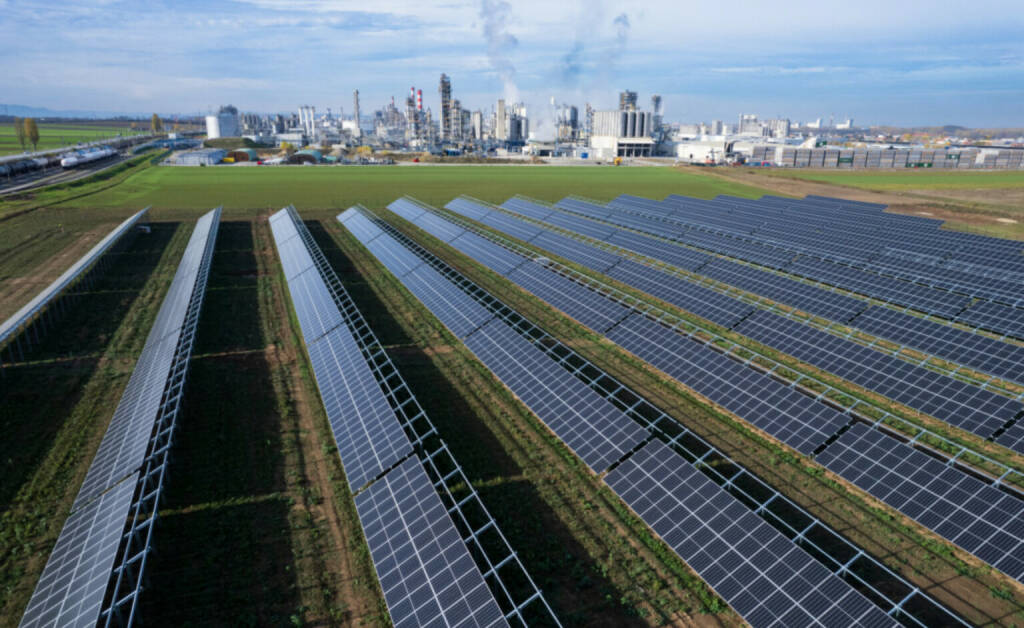Verbund und Borealis errichten einen neuen Photovoltaikpark für die Energieversorgung des Borealis-Standorts in Schwechat. Foto: Borealis, © Aussendung (22.11.2022)