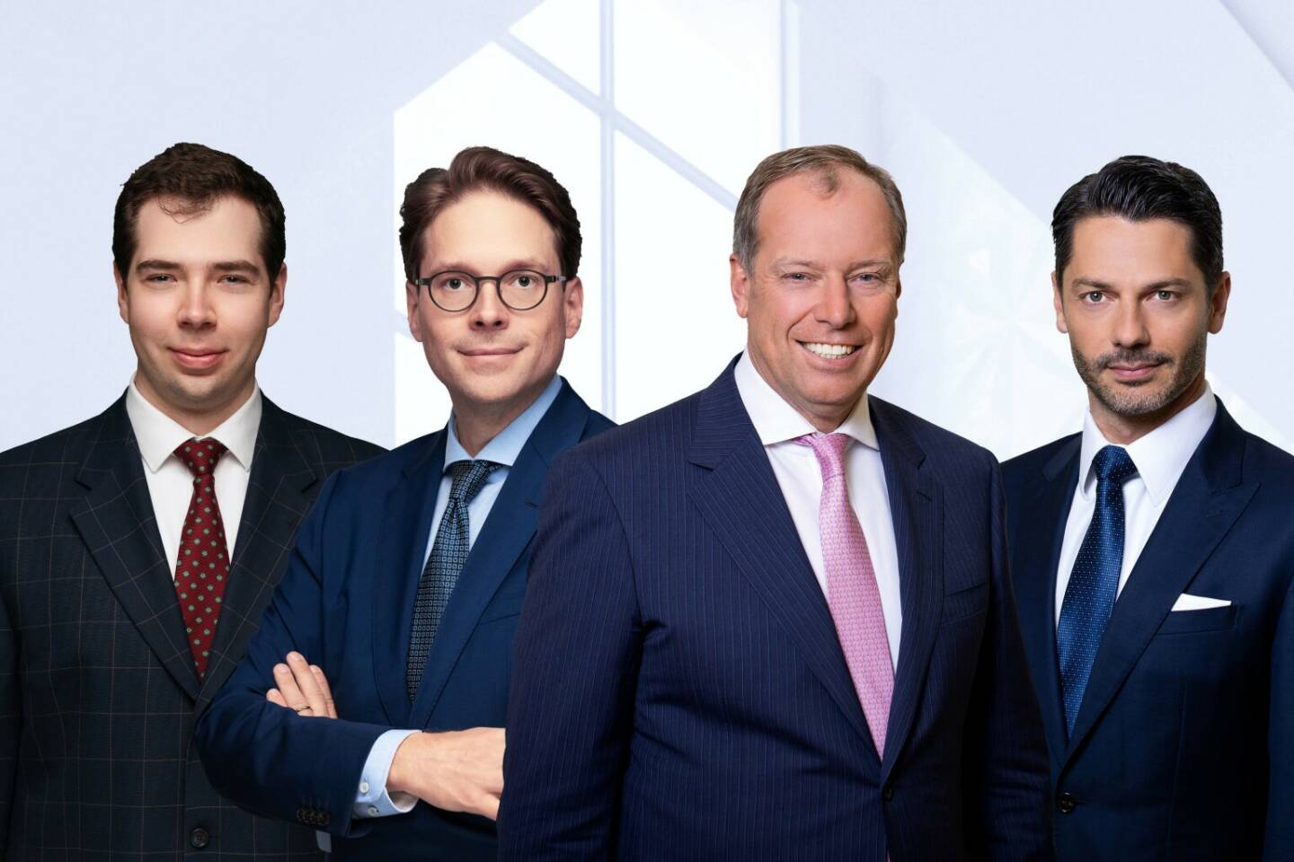 Fellner Wratzfeld & Partner Rechtsanwälte GmbH berät SORAVIA bei Beteiligung am LOISIUM, v.l.n.r.: Christoph Haberhauer, Peter Blaschke, Markus Fellner und Lukas Flener; Credit: fwp