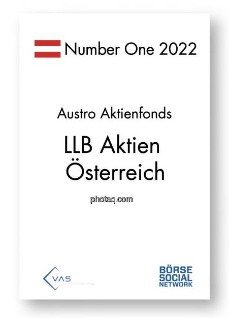 Number One Austro-Aktienfonds: LLB Aktien Österreich, © photaq (05.01.2023) 
