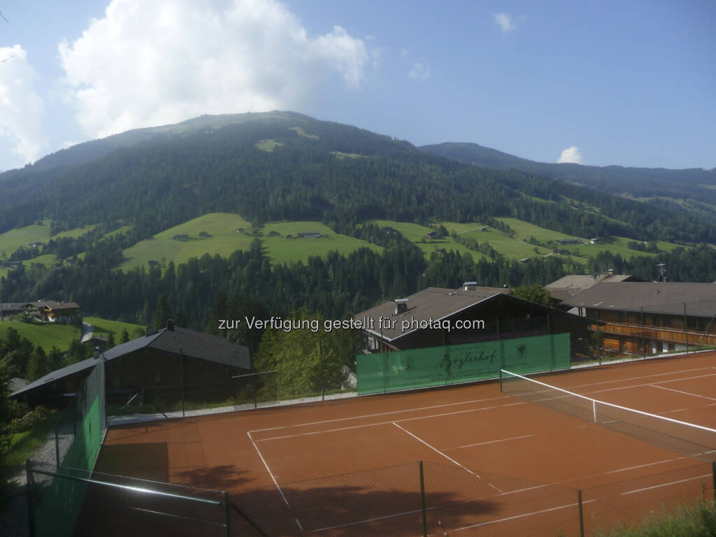 Alpbach 2013, Tennisplatz, © Roland Meier (31.08.2013) 