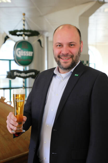 Brau Union Österreich AG: Brauerei Göss: Michael Zotter übernimmt als Braumeister, Fotocredit:Brau Union Österreich / Foto Freisinger (07.02.2023) 